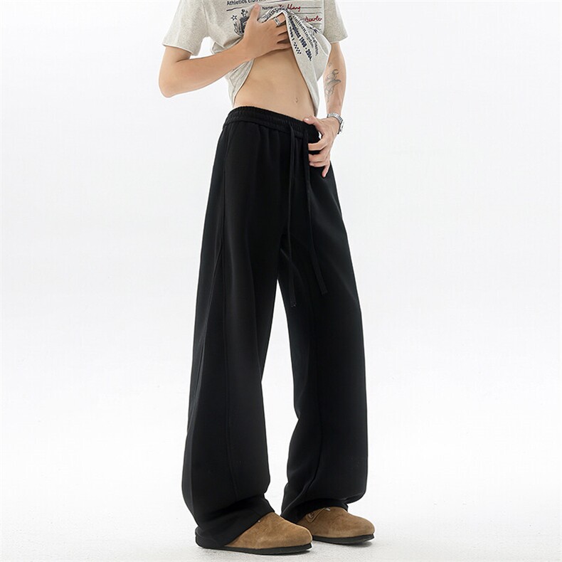 高个子加长弯刀卫裤男美式高街休闲运动裤190cm115微喇裤KZ071P50,男装休闲裤,电商B312