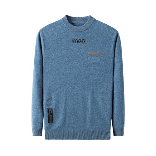 21秋冬纯羊毛针织衫新款中青年男士休闲百搭时尚毛衣DDD232-P180,男装针织衫/毛衣,电商B212（原钱塘6029）