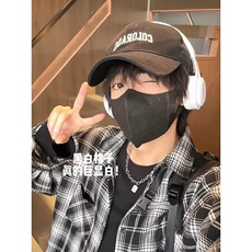 黑白格子衬衫男春秋季2025新款美式复古cleanfit外套潮牌大码衬衣，男装衬衫，星座1116A（原606A-3）