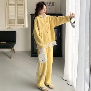 秋装新款！大量现货！蕾丝卫衣两件套2C133-8906-P185-K248图片