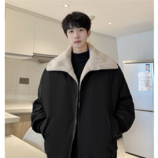 座山雕美式大高领含棉高级感外套897p118，男装棉衣，电商A458A