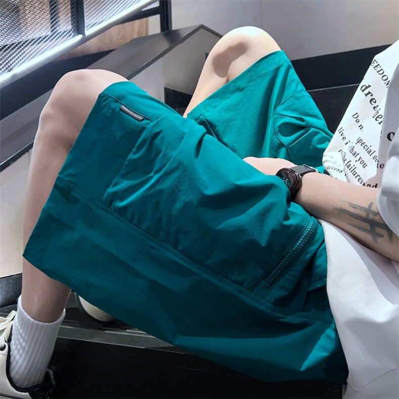 工装短裤男夏季薄款2025新款运动休闲男士五分裤A406K606特P38,男装牛仔裤,星座309（原A406）