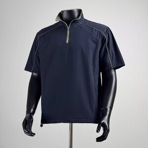 日系半拉链套头立领短袖男夏季速干工装T恤休闲上衣潮TA76-P35图片