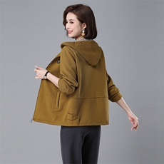 751款短款修身小外套春秋适合款单件百搭长袖拉链，女装短外套，秋牧寒烟