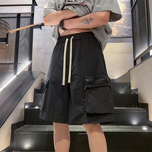 109-H77-P40 M-8XL 夏季大码双口袋工装短裤五分裤图片