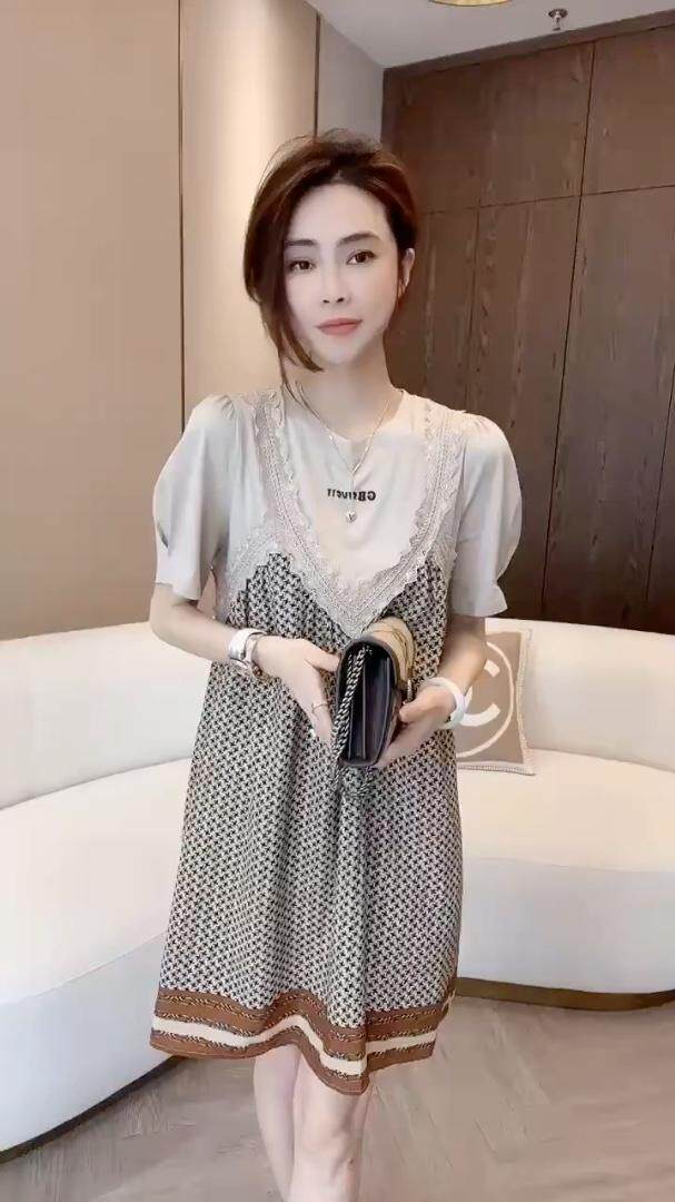 2022夏季连衣裙，女装连衣裙，漫迪MD