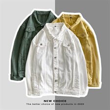 714-1-S15新款男女平铺进口休闲牛仔夹克衫男款潮，男装夹克，星座714-1