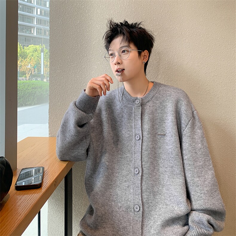 北极绒毛衣现货男式新款长袖时尚休闲男装开衫XZ212-1-QMY07-P73,男装针织衫/毛衣,星座212-1