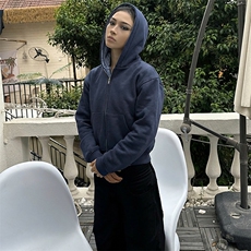 抖音得物高品质二开26春季美式潮牌两面穿连帽卫衣开衫男女外套，女装短外套，电商A486