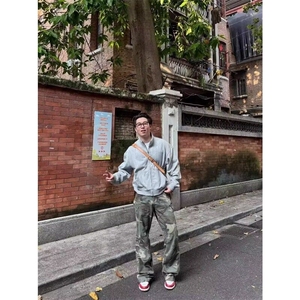 有货 cleanfit迷彩裤男美式休闲裤宽松直筒伐木牛仔裤LNZ522-p55图片