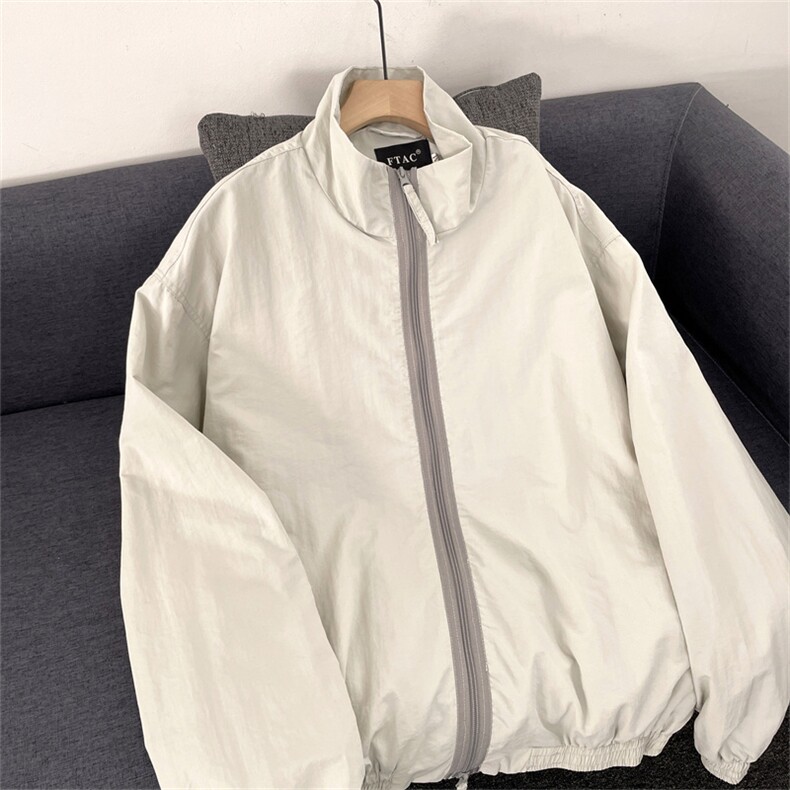 秋冬季防泼水面料男士夹克拉链外套百搭款HY216H-P65，男装夹克，电商A227A