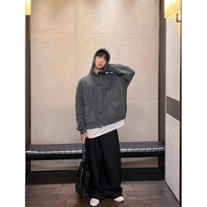连帽毛衣开衫男女同款针织衫外套情侣装H15-P68，男装针织衫/毛衣，星座1212