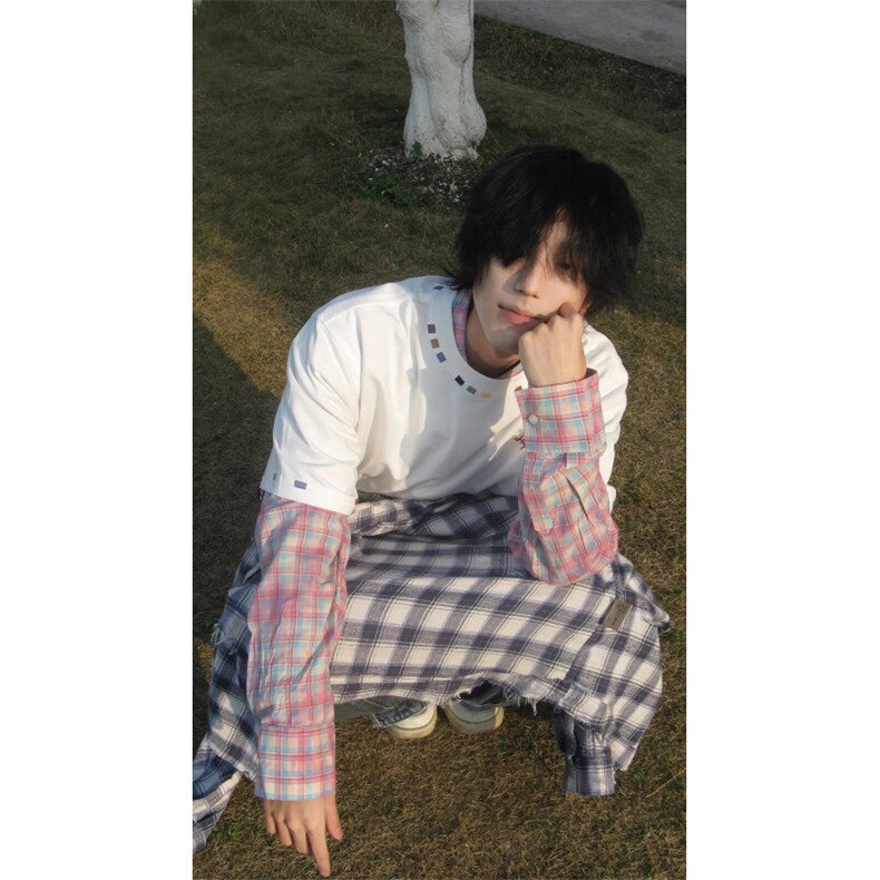 BK910CC-特P28彩虹刺绣重磅短袖T恤男女,男装T恤,星座1007（原301D）