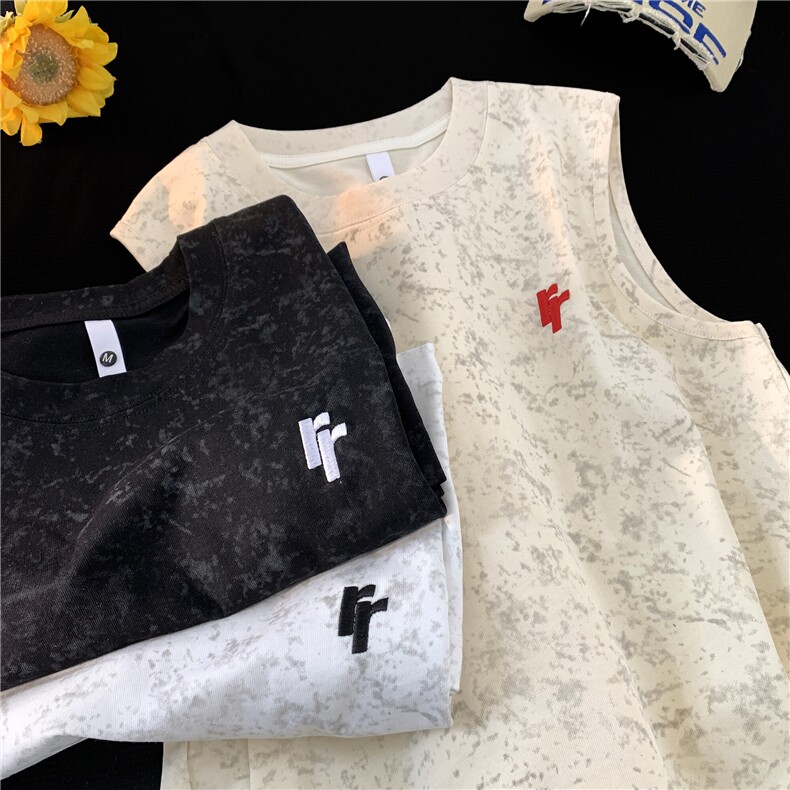 主推款！夏季新款背心无袖T恤男坎肩潮牌汗衫815A-BX801-P35控58,男装T恤,星座815A