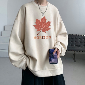 麂皮绒卫衣男大码重磅长袖t恤男 JW81423-P35图片