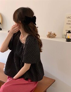 小毛球娃娃衫超韩图片