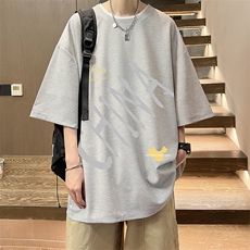 华夫格t恤男短袖男大码五分袖酒店风HT73208-P22，男装T恤，电商A040