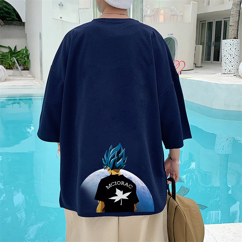 Q11154-P30春夏季七分袖t恤男大码五分袖男短袖中袖,男装T恤,电商A040