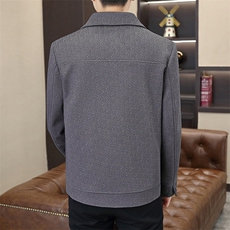 秋季高品质男式翻领夹克外套型男休闲百搭青年外套男N7906-P110，男装夹克，星座310B-3