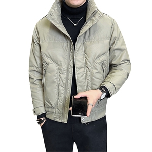 店主风 时尚立领皮羽绒服男2024冬季新款外套 B328-8319-P185图片