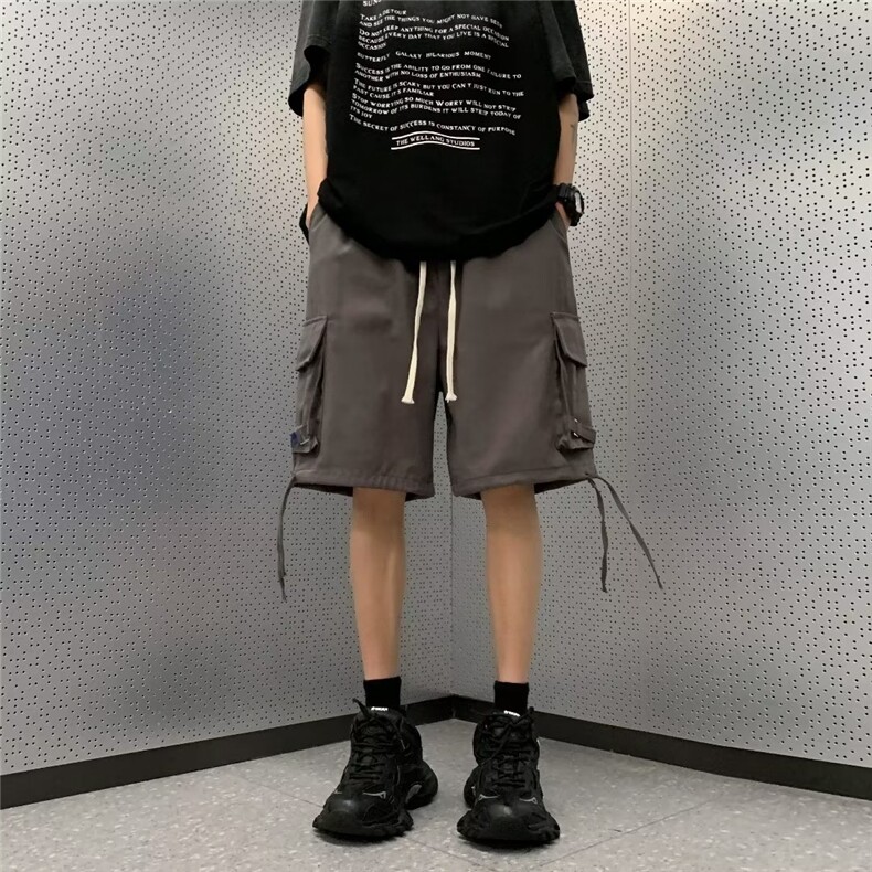 时尚潮牌夏季五分裤男潮潮流青春流行运动裤宽松型休闲裤ins,男装休闲裤,星座716-3