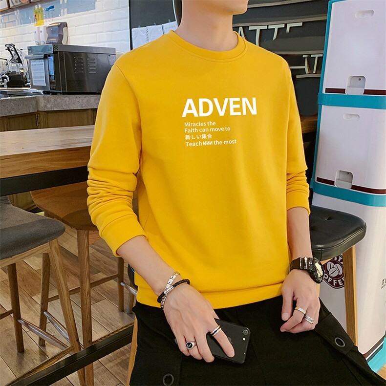长袖圆领卫衣男潮ins秋季新款宽松百搭韩版潮流衣服DF108T,男装卫衣,电商A102