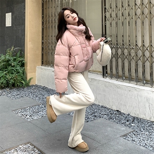 新款大货已出！ 减龄牛角扣羽绒服2C213-8205-P215-K318图片