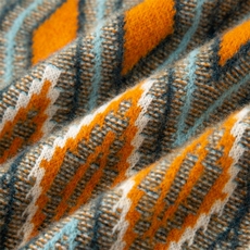 时尚男士秋季新款拼色提花长袖套头羊毛衫舒适保暖彰显品味，男装羊毛衫，端硕羊绒