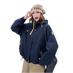 现货！现货！2025冬季新款连帽加绒加厚棉衣棉服女图片