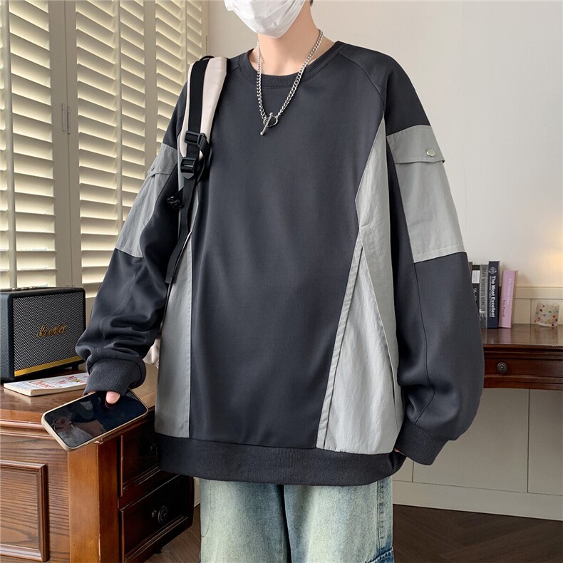 现货6509-P45大码控79春季大码宽松男士卫衣,男装卫衣,星座209