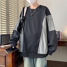 现货6509-P45大码控79春季大码宽松男士卫衣，男装卫衣，星座209