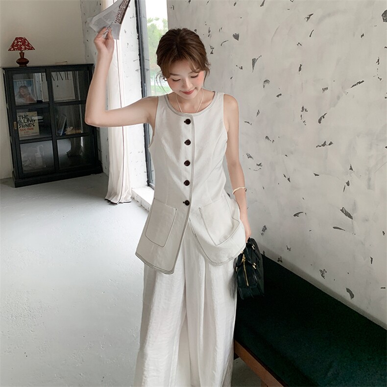 夏季新款【已出货】时尚修身马甲套2C110-H9717-P165-K238,女装套装/套裙,2C110