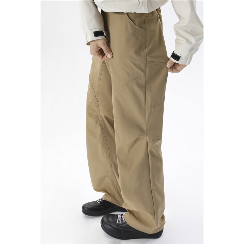 美式户外褶皱设计冲锋裤男防风徒步登山裤子防水耐磨CF157-P50，男装休闲裤，星座310A-4