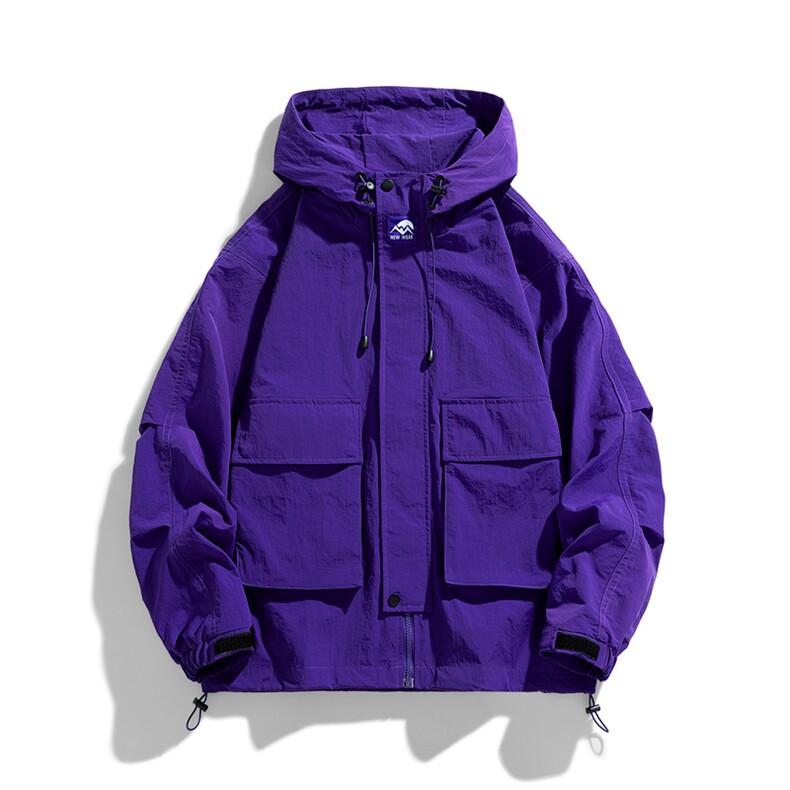 春季新款现货三防户外夹克男连帽冲锋衣外套DSA157B-J93-P60,男装夹克,电商A157B