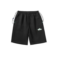 2023夏休闲华夫格贴标运动男无影墙百搭宽松五分短裤DK28853-P40，男装休闲裤，电商A082