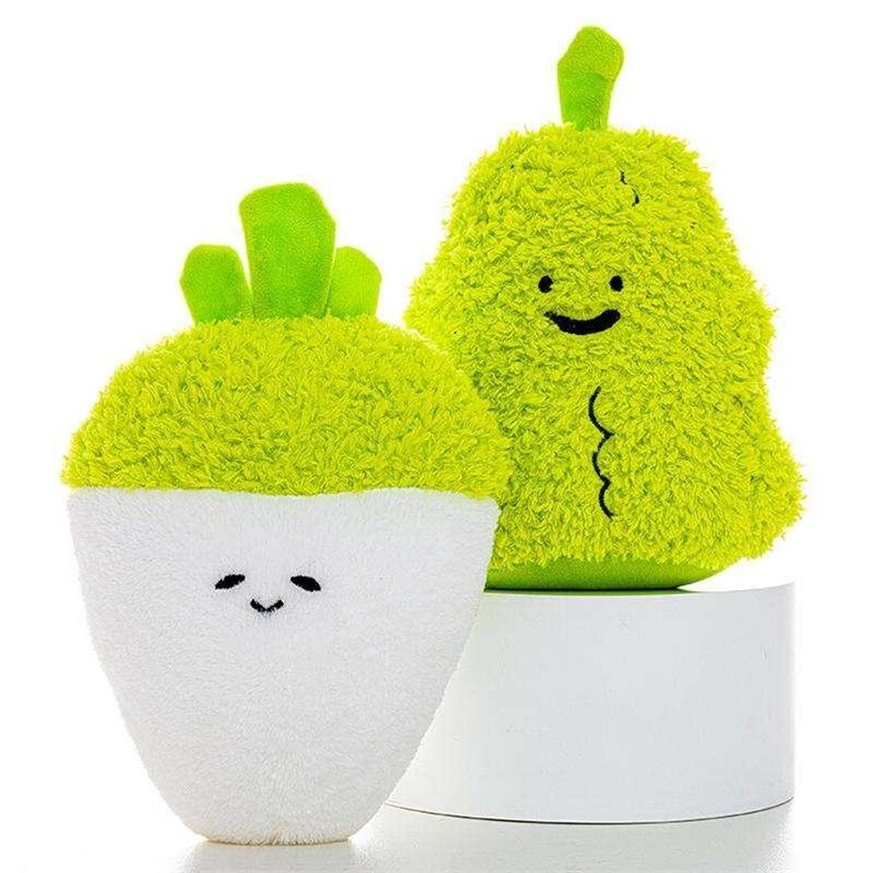 毛毛蔬菜组合混搭毛绒玩具精品娃娃机公仔八寸毛绒玩偶，童话毛绒