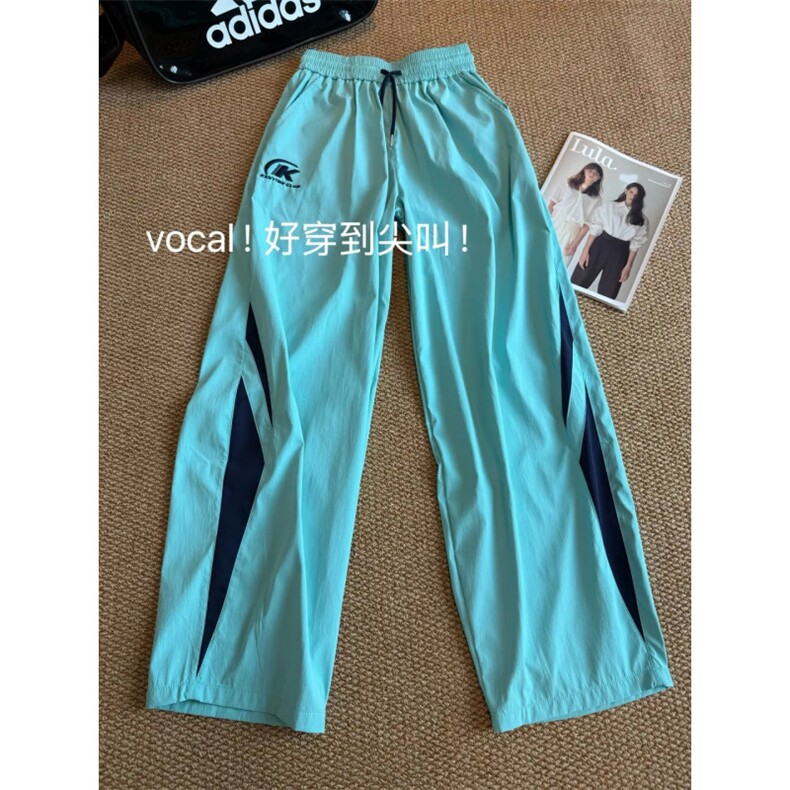 【有货】CK902CC-特P38多巴胺美式侧边拼接速干运动裤子男女，女装休闲裤，星座1007（原301D）