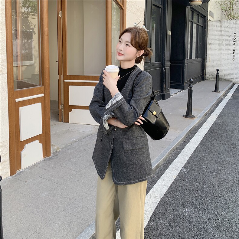 2025秋装人字呢外套2C322-W3001-P185-K258,女装毛呢外套,2C322