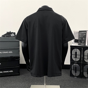 半拉链卫衣男生春秋季美式重磅内搭打底高街户外潮牌宽松休闲上衣图片