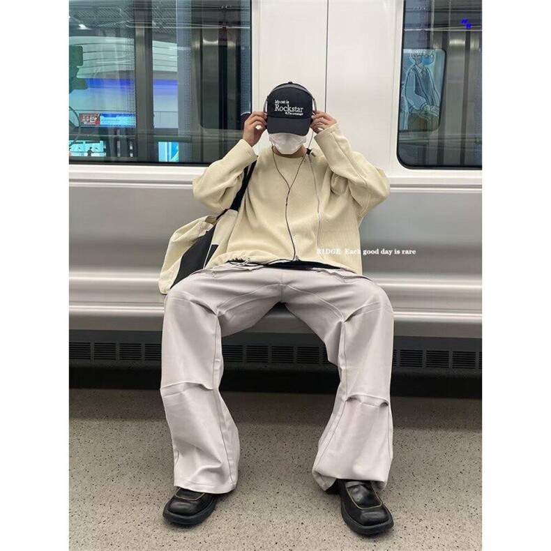 网络图-Y8806-痞帅圆领卫衣春季潮牌宽松拉链小众设计长袖上衣,男装卫衣,星座1002-2