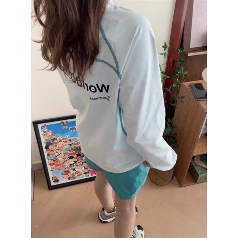 卫衣女春季新款休闲潮流修身百搭套头女子运动上衣TX2506,男装卫衣,星座1116A（原606A-3）
