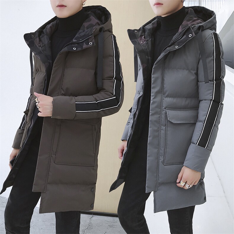 2021新款男士中长款棉衣冬季棉服外套加厚棉袄DS209T图片