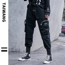 2021春秋季新款潮牌大口袋工装裤男士潮流运动休闲裤A438-5133，男装休闲裤，电商A438