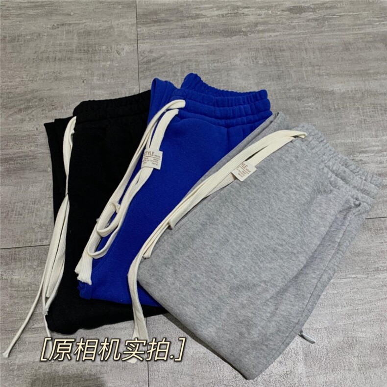 下脚抽绳卫裤，女装休闲裤，寸搭 MAX STYLE(1F)
