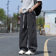 【现货】莱赛尔天丝牛仔裤男款夏季薄款潮牌直筒宽松冰丝TS11-P47，男装牛仔裤，星座1006