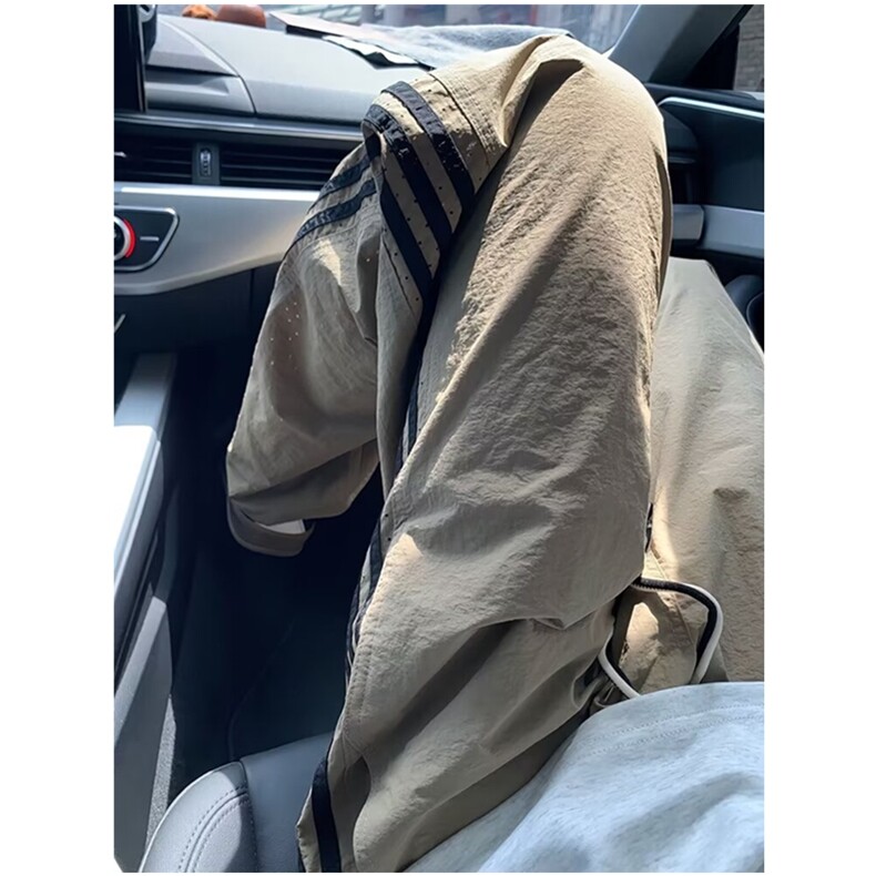 条纹裤子男款夏季速干三条杠休闲裤高密塔丝隆冲孔包边KB856,男装休闲裤,星座1116A（原606A-3）