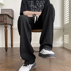 703-K309-特P35春夏新面料纹理感休闲长裤，男装休闲裤，星座703