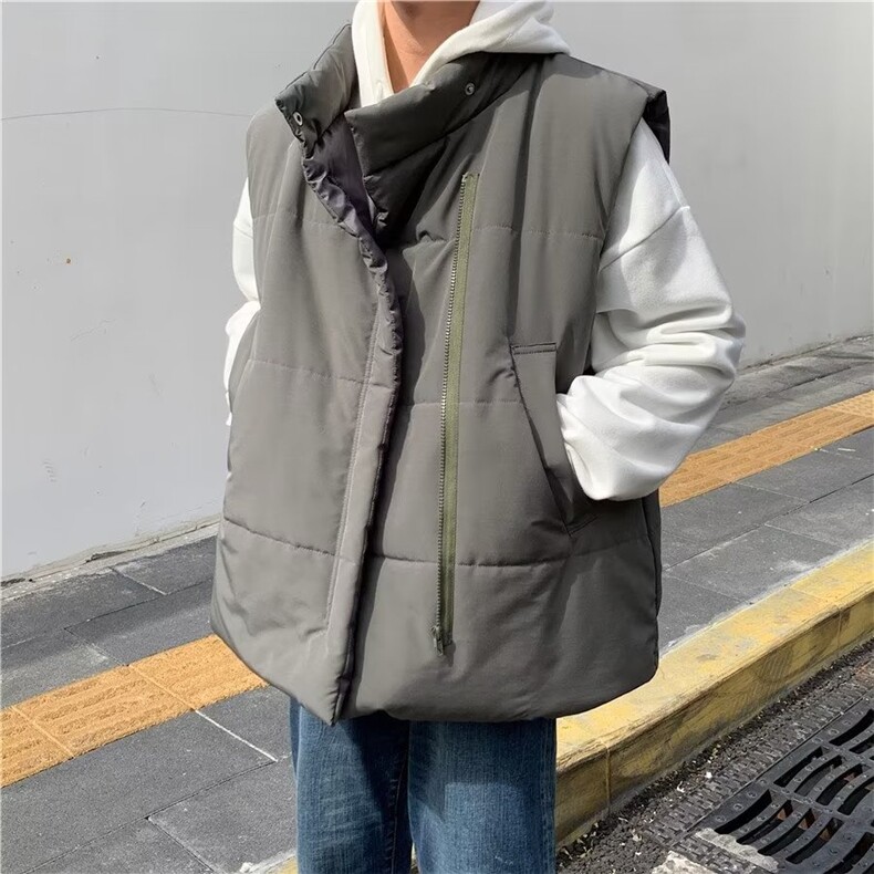 原宿秋季纯色马甲男百搭潮新款CM03P30,男装背心/马甲,星座1116-2