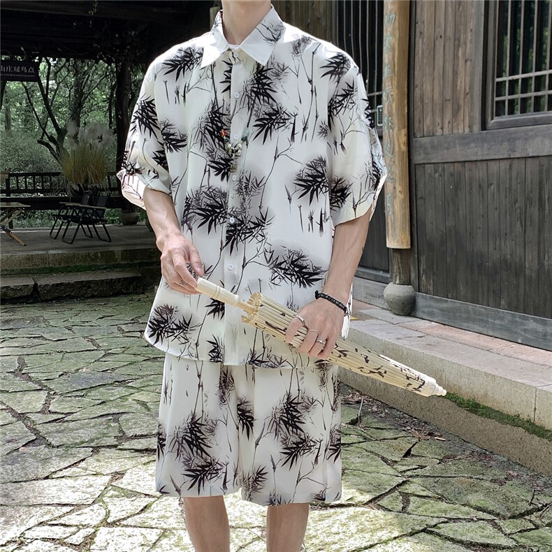 单竹节套装TZ77829特P50衬衫DCS77830特P30DK77831特P20套装控98,男装衬衫,星座226-1