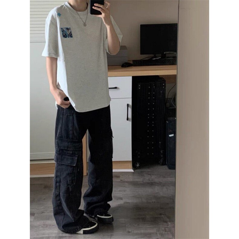 原版刺绣纯棉短袖ZX0308-P30,男装T恤,星座313A(原308A-2)